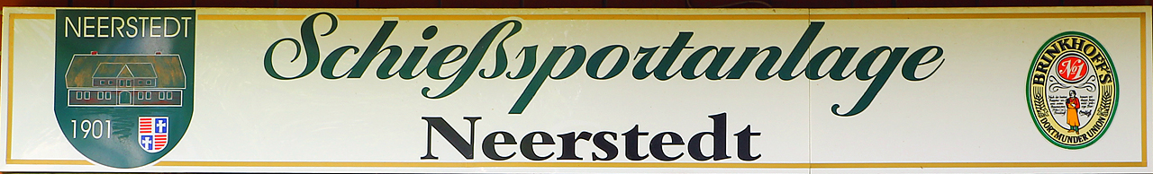 Historisches Schild Schießsportanlage Neerstedt